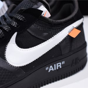Off-White Nike Air Force 1 Low Black Ao4606-001 - Image 6
