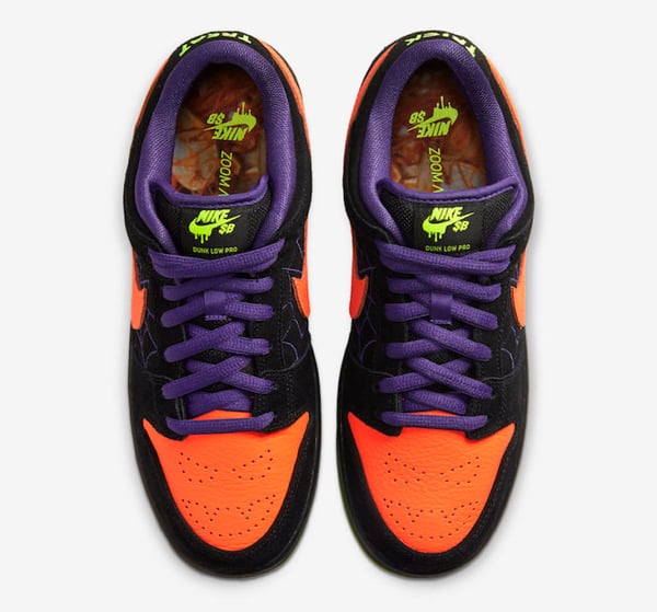 Nike Sb Dunk Low Pro ‘Night Of Mischief Halloween’ Bq6817-006 - Image 3