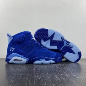 Air Jordan 6 UNC Tar Heels Six Championships PE - Image 4