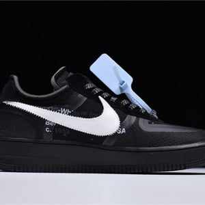 Off-White Nike Air Force 1 Low Black Ao4606-001 - Image 34