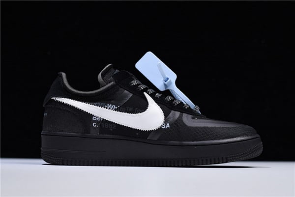 Off-White Nike Air Force 1 Low Black Ao4606-001 - Image 34