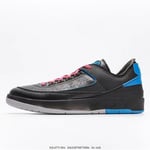Air Jordan 2 Retro Low Sp Off-White Black Blue Dj4375-004