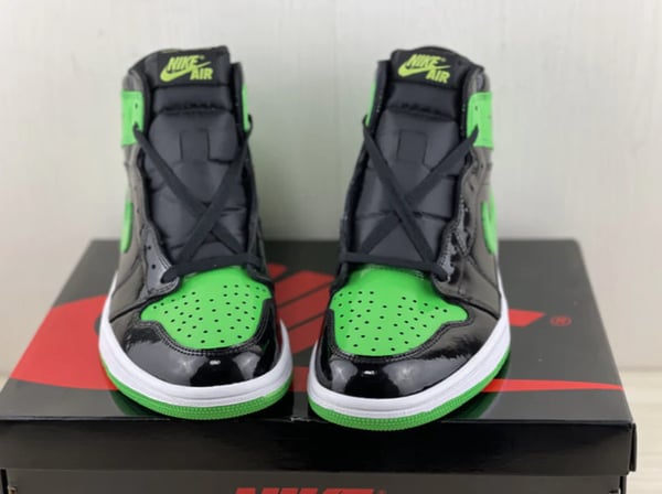 Air Jordan 1 High Og ?Patent Black Green? - Image 4
