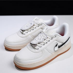 Travis Scott Nike Air Force 1 Low Sail Aq4211-101 - Image 12