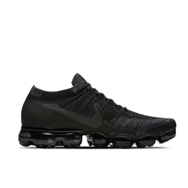 Nikelab Air Vapormax Flyknit Triple Black mix Grey- 899473 003 - Image 2