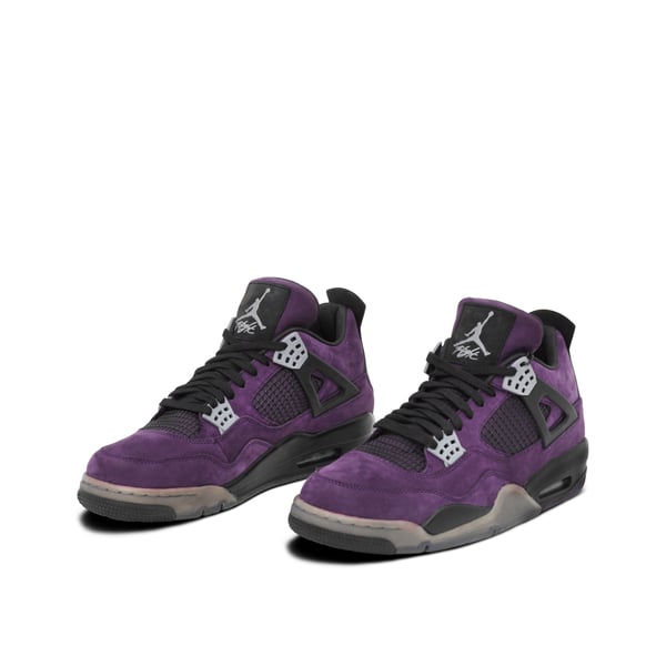 Air Jordan 4 X Travis Scott Joint Purple Friends And Family - Image 2