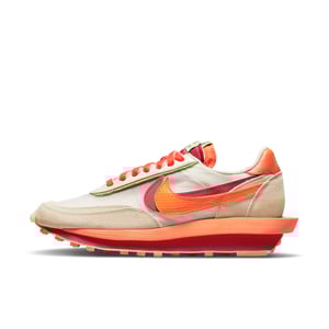 Nike LD Waffle sacai CLOT Kiss of Death Net Orange Blaze DH1347-100