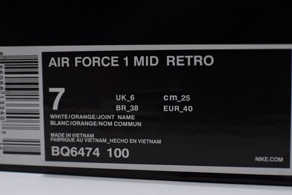 Nike Air Force 1 Mid Just Do It Bq6474-100 - Image 15