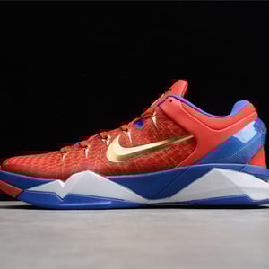 Nike Zoom Kobe Vii Rlx Red Blue Metallic Gold 488371-406