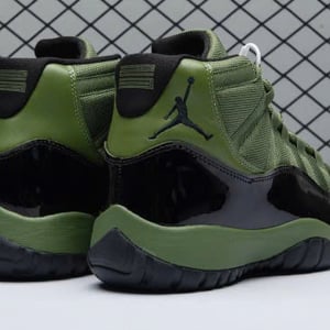 Air Jordan 11 Retro Army Green Black CT8012 300 - Image 5