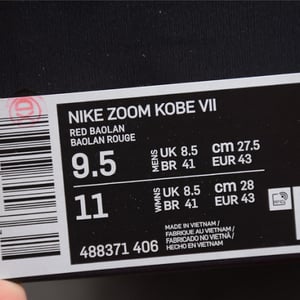 Nike Zoom Kobe Vii Rlx Red Blue Metallic Gold 488371-406 - Image 13
