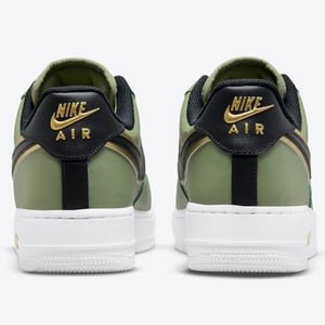 Nike Air Force 1 Low 07 Double Swoosh Olive Green Da8481-300 - Image 4