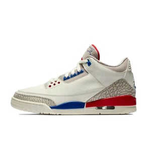 Air Jordan 3 Retro Charity Game Sail Red Mens 136064-140