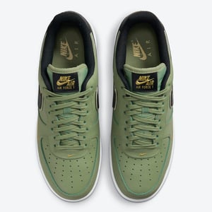 Nike Air Force 1 Low 07 Double Swoosh Olive Green Da8481-300 - Image 3