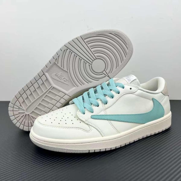 Travis Scott X Air Jordan 1 Low Cream Tiffany - Image 6