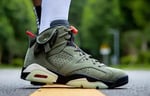 Nike Air Jordan 6 Retro GS x Travis Scott ?Olive? CN1085-200 - Image 17