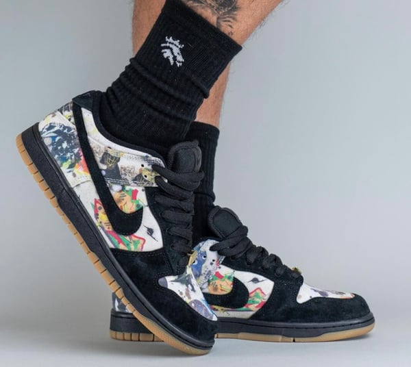 Nike SB Dunk Low Supreme Rammellzee Fd8778-001 - Image 5