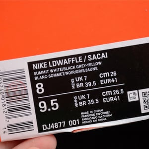 Undercover X Sacai X Nike Ldv Waffle Bright Citron Dj4877-001 - Image 4