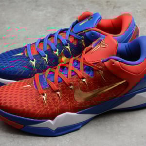 Nike Zoom Kobe Vii Rlx Red Blue Metallic Gold 488371-406 - Image 10