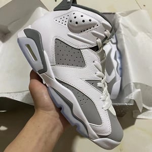 Nike Jordan 6 Retro ?Cool Grey? GS 384665-100 - Image 6