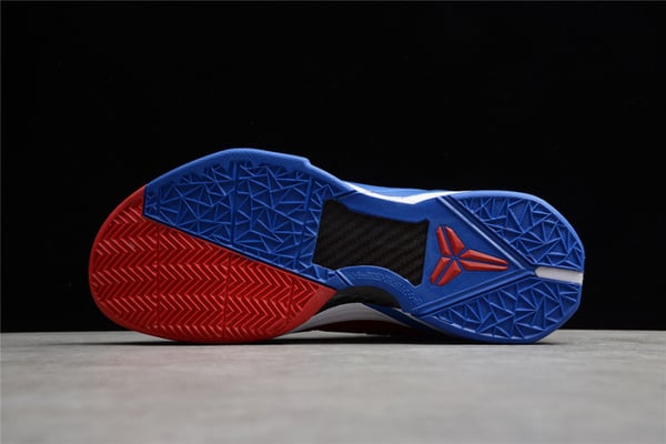 Nike Zoom Kobe Vii Rlx Red Blue Metallic Gold 488371-406 - Image 7