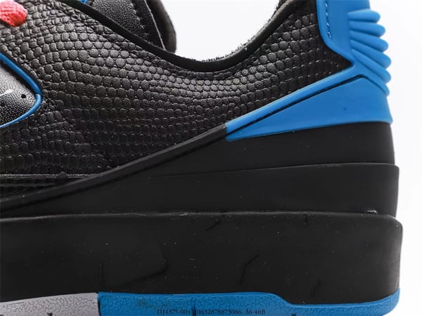 Air Jordan 2 Retro Low Sp Off-White Black Blue Dj4375-004 - Image 6