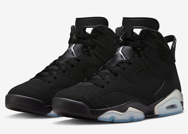 Air Jordan 6 Retro Chrome Metallic Silver Dx2836-001 - Image 2