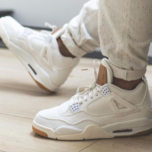 Levi’s x Air Jordan 4 Retro ‘White Denim’ - Image 2