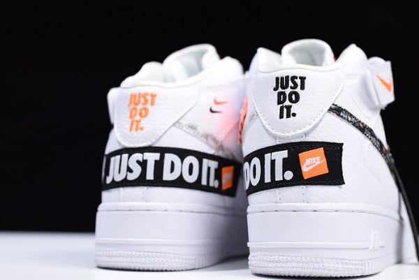 Nike Air Force 1 Mid Just Do It Bq6474-100 - Image 3
