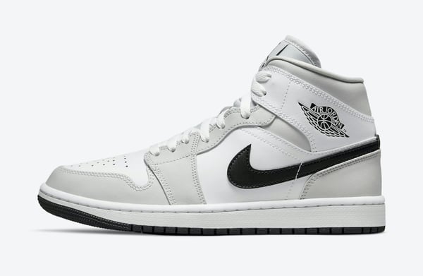 Air Jordan 1 Mid ?Light Smoke Grey?  Bq6472-015 - Image 5