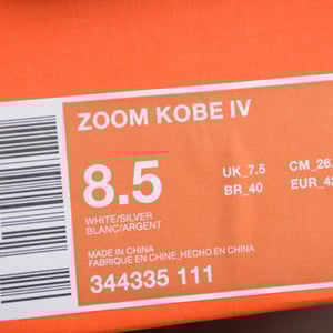 2020 Mens Nike Zoom Kobe 4 Metallic 344335-111 - Image 13
