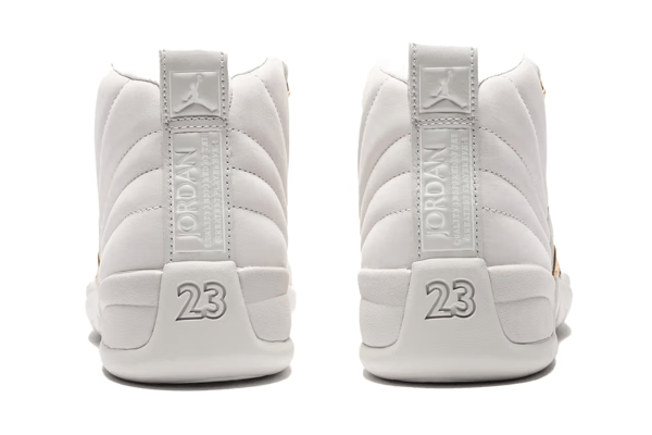 Air Jordan 12 “Phantom” Gold White FD9101-007 - Image 3
