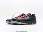 Air Jordan 2 Retro Low Sp Off-White Black Blue Dj4375-004 - Image 4