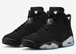 Air Jordan 6 Retro Chrome Metallic Silver Dx2836-001 - Image 2